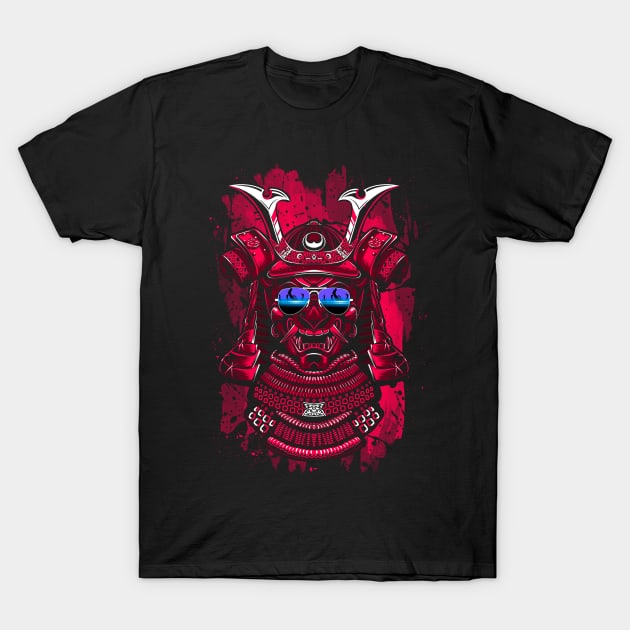 Dj Samurai techno T-Shirt by albertocubatas